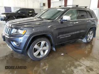 2014 Jeep Grand Cherokee Limited with VIN 1C4RJFBG4EC395386, listed as a Copart auction lot 55789105 with 134,488 mi miles and Salvage title. Bid and sale history available at DreamBid. Image 1.