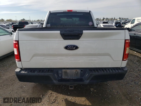 2018 Ford F-150 XL with VIN 1FTMF1CB7JFB12392, listed as a Copart auction lot 49293455 with 172,919 mi miles and Salvage Title. Bid and sale history available at carsss.com. Image 6.