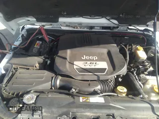 2013 Jeep Wrangler Unlimited Rubicon 10th Anniversary with VIN 1C4HJWFG0DL681417, listed as a IAAI auction lot 29833951 with 118,673 mi miles and . Bid and sale history available at DreamBid. Image 10.