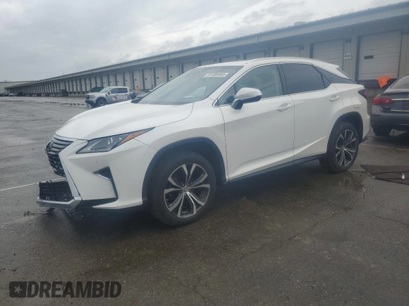2016 Lexus RX 350 F Sport with VIN 2T2BZMCA4GC033914, listed as a Copart auction lot 51598965 with 107,987 mi miles and Salvage Title. Bid and sale history available at carsss.com. Image 1.