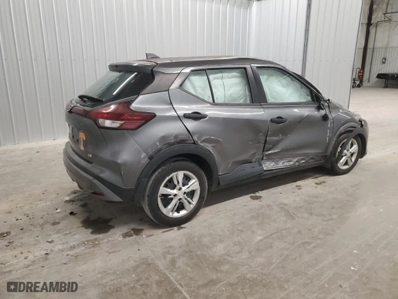 2021 Nissan Kicks S with VIN 3N1CP5BVXML548842, listed as a Copart auction lot 50906315 with 47,245 mi miles and Clean Title. Bid and sale history available at carsss.com. Image 3.