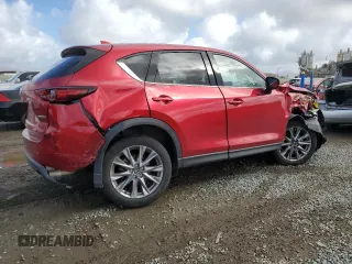 2021 Mazda CX-5 Grand Touring with VIN JM3KFADM1M1395789, listed as a Copart auction lot 45479385 with 38,179 mi miles and Salvage Title. Bid and sale history available at carsss.com. Image 3.