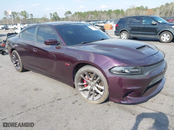2020 Dodge Charger Scat Pack with VIN 2C3CDXGJ3LH181298, listed as a IAAI auction lot 41813042 with 45,600 mi miles. Bid and sale history available at carsss.com. Image 1.