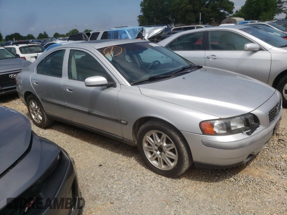 2004 Volvo S60 with VIN YV1RS61T242373543, listed as a Copart auction lot 61378164 with 121,430 mi miles and Salvage Title. Bid and sale history available at carsss.com. Image 4.