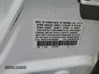 2014 Acura ILX z VIN 19VDE1F34EE003856, wystawiony jako Copart lot #55881985 z przebiegiem 100 529 mil mil oraz Szkoda całkowita • Salvage title. Historia ofert i sprzedaży dostępna na DreamBid. Obrazek 12.