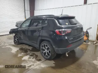 2024 Jeep Compass Limited with VIN 3C4NJDCN3RT161346, listed as a Copart auction lot 57380145 with 11,344 mi miles and Salvage title. Bid and sale history available at DreamBid. Image 2.