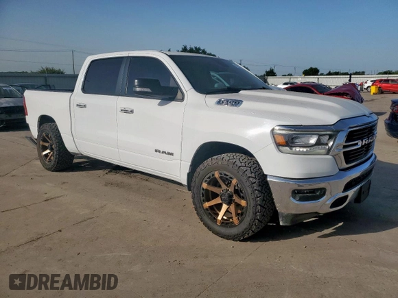2019 Ram 1500 Big Horn with VIN 1C6SRFFT9KN538146, listed as a Copart auction lot 57605795 with 129,174 mi miles and Clean title. Bid and sale history available at DreamBid. Image 4.