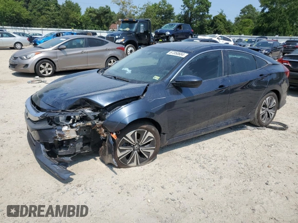 2017 Honda Civic Sedan EX-T with VIN 19XFC1F32HE026353, listed as a Copart auction lot 67350684 with 0 mi miles and Salvage Title. Bid and sale history available at carsss.com. Image 1.