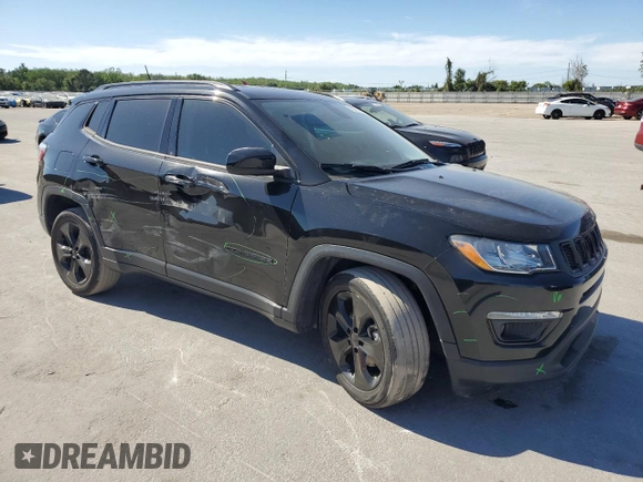 2020 Jeep Compass Latitude with VIN 3C4NJCBB1LT236568, listed as a Copart auction lot 53021825 with 65,114 mi miles and Salvage Title. Bid and sale history available at carsss.com. Image 4.