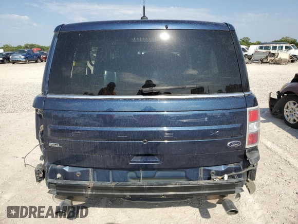 2017 Ford Flex SEL with VIN 2FMGK5C8XHBA04540, listed as a Copart auction lot 65067044 with 75,782 mi miles and Salvage Title. Bid and sale history available at carsss.com. Image 6.