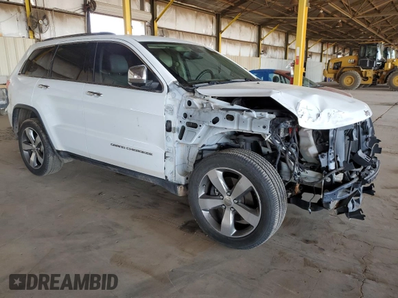 2014 Jeep Grand Cherokee Limited with VIN 1C4RJFBTXEC247661, listed as a Copart auction lot 57435625 with 103,782 mi miles and Salvage title. Bid and sale history available at DreamBid. Image 4.