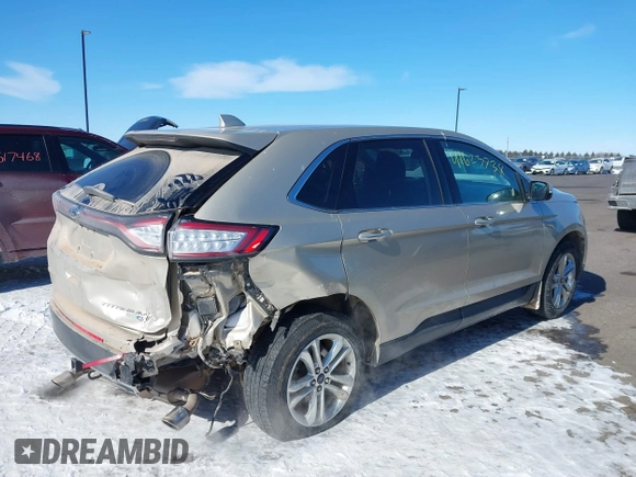 2017 Ford Edge Titanium z VIN 2FMPK4K99HBB27640, wystawiony jako IAAI lot #41623738 z przebiegiem 98 000 mil mil oraz . Historia ofert i sprzedaży dostępna na DreamBid. Obrazek 4.