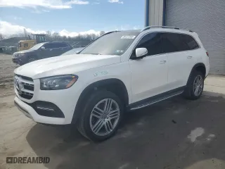 2021 Mercedes-Benz GLS with VIN 4JGFF5KE2MA378721, listed as a Copart auction lot 50127255 with 67,363 mi miles and Salvage Title. Bid and sale history available at carsss.com. Image 1.