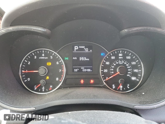 2017 Kia Forte LX with VIN 3KPFK4A70HE160177, listed as a Copart auction lot 48295945 with 133,496 mi miles and Salvage Title. Bid and sale history available at carsss.com. Image 9.