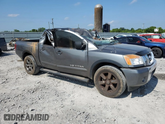 2015 Nissan Titan SV with VIN 1N6BA0ED8FN505603, listed as a Copart auction lot 59299075 with 160,031 mi miles and Non repairable. Bid and sale history available at DreamBid. Image 4.