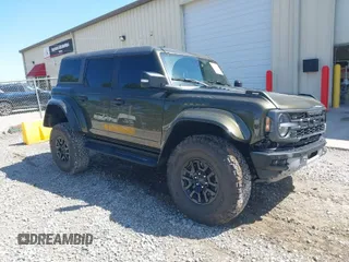 2024 Ford Bronco Raptor with VIN 1FMEE0RR4RLA01295, listed as a IAAI auction lot 41971950 with 8,246 mi miles and . Bid and sale history available at DreamBid. Image 1.