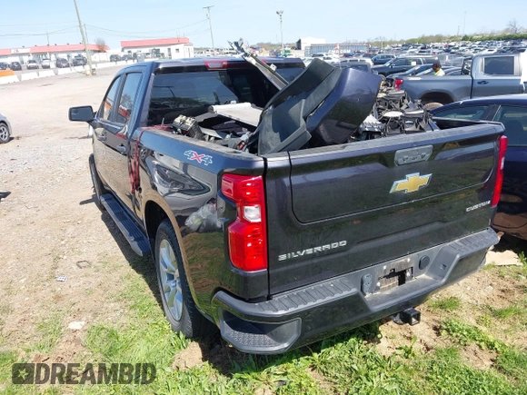 2023 Chevrolet Silverado 1500 Custom with VIN 3GCPDBEK8PG173683, listed as a IAAI auction lot 41985610 with Not Provided miles and . Bid and sale history available at DreamBid. Image 3.