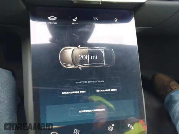 2023 Lucid Air Pure with VIN 50EA1PFA5PA007794, listed as a IAAI auction lot 42113156 with 5,052 mi miles. Bid and sale history available at carsss.com. Image 18.