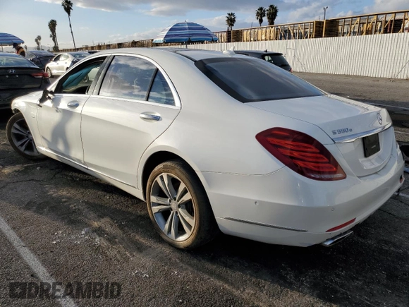 2017 Mercedes-Benz S 550e with VIN WDDUG6DBXHA296233, listed as a Copart auction lot 41799505 with 103,424 mi miles and Clean Title. Bid and sale history available at DreamBid. Image 2.