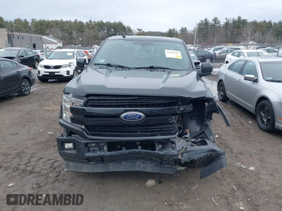 2018 Ford F-150 XL with VIN 1FTFW1E55JFE25165, listed as a IAAI auction lot 41708303 with 186,664 mi miles and . Bid and sale history available at DreamBid. Image 12.