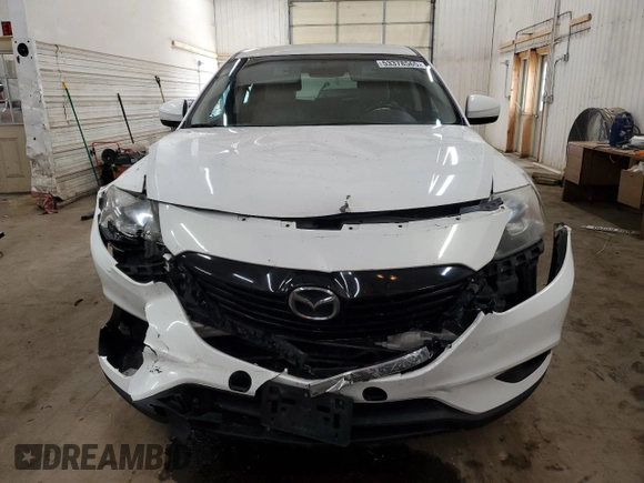 2015 Mazda CX-9 Sport with VIN JM3TB2BV9F0458308, listed as a Copart auction lot 53378565 with 176,095 mi miles and Salvage Title. Bid and sale history available at carsss.com. Image 5.