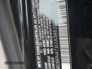 2002 Mercedes-Benz C 230/260/280/320 with VIN WDBRN47J62A348203, listed as a Copart auction lot 54551994 with 196,997 mi miles and Salvage Title. Bid and sale history available at DreamBid. Image 14.