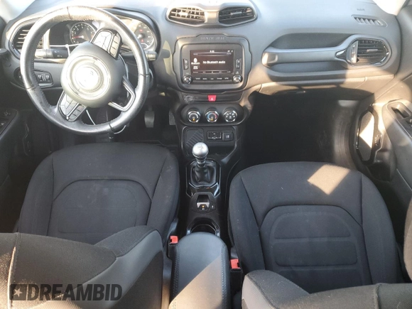 2017 Jeep Renegade Altitude with VIN ZACCJABH5HPE89956, listed as a Copart auction lot 85488764 with 111,872 mi miles and Salvage title. Bid and sale history available at DreamBid. Image 8.