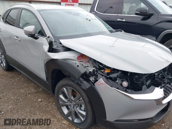 2025 Mazda CX-30 S Preferred with VIN 3MVDMBCM7SM771411, listed as a IAAI auction lot 41290560 with 4 mi miles and . Bid and sale history available at DreamBid. Image 19.