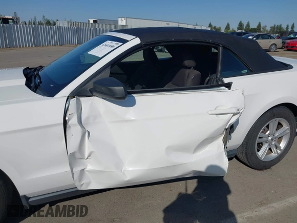 2012 Ford Mustang V6 with VIN 1ZVBP8EM4C5237285, listed as a IAAI auction lot 42601890 with 161,176 mi miles and . Bid and sale history available at DreamBid. Image 6.