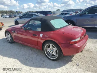 2000 BMW Z3 M 3.2L with VIN WBSCK9347YLC93878, listed as a Copart auction lot 74850664 with 0 mi miles and Salvage Title. Bid and sale history available at carsss.com. Image 2.