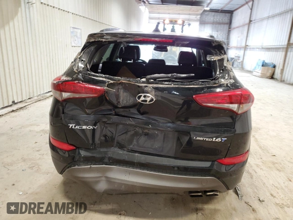 2016 Hyundai Tucson Limited with VIN KM8J33A22GU201264, listed as a Copart auction lot 54212395 with 121,552 mi miles and Clean Title. Bid and sale history available at DreamBid. Image 6.