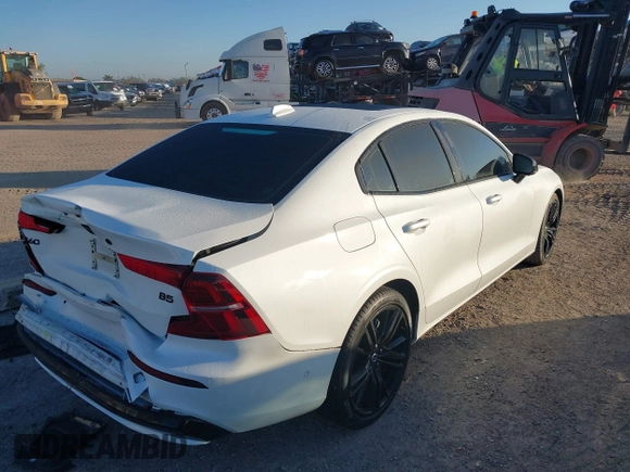 2024 Volvo S60 Plus Black Edition with VIN 7JRL12FH3RG305484, listed as a IAAI auction lot 41793657 with 16,351 mi miles and . Bid and sale history available at DreamBid. Image 4.