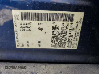 2017 Nissan Maxima S with VIN 1N4AA6AP5HC453806, listed as a Copart auction lot 61237575 with 107,722 mi miles and Salvage title. Bid and sale history available at DreamBid. Image 12.