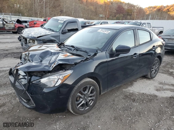 2020 Toyota Yaris Sedan L with VIN 3MYDLBYV1LY710492, listed as a Copart auction lot 78142874 with 123,930 mi miles and Salvage Title. Bid and sale history available at carsss.com. Image 1.