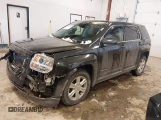 2014 GMC Terrain SLE with VIN 2GKFLVEK1E6370305, listed as a IAAI auction lot 41427574 with 120,121 mi miles. Bid and sale history available at carsss.com. Image 2.