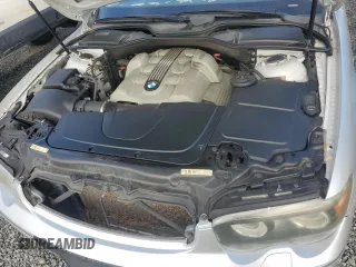 2005 BMW 7 Series 745Li with VIN WBAGN63525DS56017, listed as a Copart auction lot 74666144 with Not Provided miles and Salvage Title. Bid and sale history available at carsss.com. Image 11.