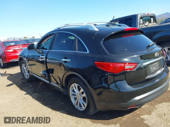 2010 Infiniti FX35 with VIN JN8AS1MU1AM800886, listed as a IAAI auction lot 41511299 with 151,381 mi miles. Bid and sale history available at carsss.com. Image 6.