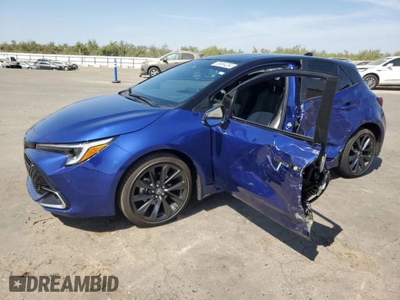 2024 Toyota Corolla Hatchback XSE with VIN JTNC4MBEXR3232288, listed as a Copart auction lot 68864284 with 6,114 mi miles and Salvage Title. Bid and sale history available at carsss.com. Image 1.