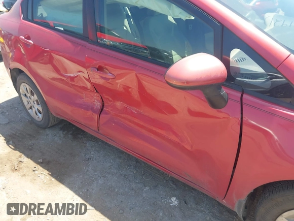 2013 Kia Rio LX with VIN KNADM4A37D6189199, listed as a IAAI auction lot 41992159 with 168,525 mi miles and . Bid and sale history available at DreamBid. Image 6.