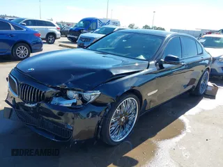 2015 BMW 7 Series 750Li xDrive with VIN WBAYF8C59FD655120, listed as a IAAI auction lot 41315152 with 82,244 mi miles and . Bid and sale history available at carsss.com. Image 21.
