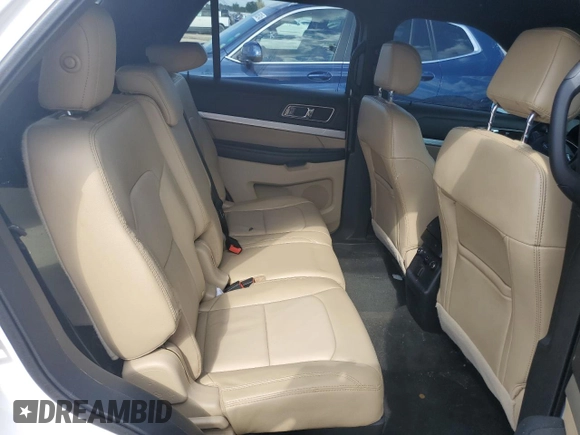 2017 Ford Explorer XLT with VIN 1FM5K7D82HGD49572, listed as a Copart auction lot 50813535 with 60,962 mi miles and Salvage Title. Bid and sale history available at DreamBid. Image 11.