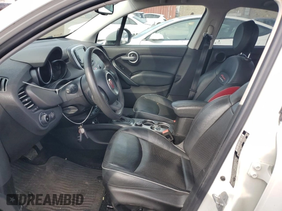 2016 FIAT 500X Trekking Plus with VIN ZFBCFYET1GP385733, listed as a Copart auction lot 53790925 with 100,807 mi miles and Salvage title. Bid and sale history available at DreamBid. Image 7.