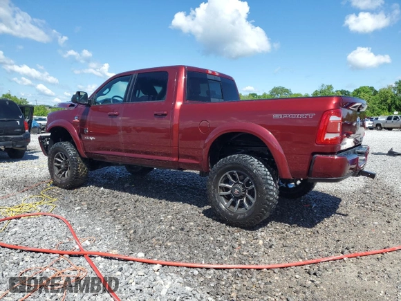 2022 Ram 2500 Big Horn with VIN 3C6UR5DL9NG185880, listed as a Copart auction lot 55616445 with 49,991 mi miles and Salvage title. Bid and sale history available at DreamBid. Image 2.