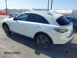 2017 Infiniti QX70 z VIN JN8CS1MU1HM141873, wystawiony jako IAAI lot #42345889 z przebiegiem 65 090 mil mil oraz . Historia ofert i sprzedaży dostępna na DreamBid. Obrazek 3.