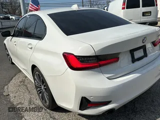2021 BMW 3 Series 330i with VIN 3MW5R1J00M8B48688, listed as a Copart auction lot 49133935 with 43,293 mi miles and Clean Title. Bid and sale history available at carsss.com. Image 3.