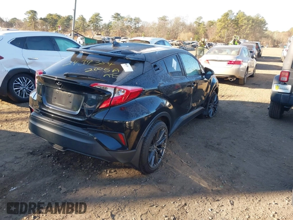 2021 Toyota C-HR LE with VIN JTNKHMBX1M1118203, listed as a IAAI auction lot 40936962 with 18,424 mi miles. Bid and sale history available at carsss.com. Image 4.