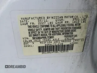 2011 Nissan Sentra 2.0 with VIN 3N1AB6AP0BL723031, listed as a Copart auction lot 42440805 with 182,072 mi miles and Clean Title. Bid and sale history available at DreamBid. Image 12.