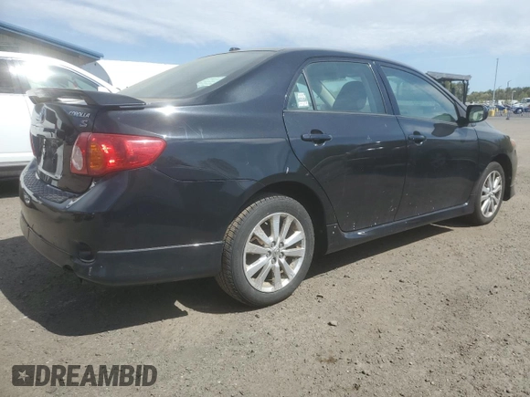 2009 Toyota Corolla with VIN 2T1BU40E19C038758, listed as a Copart auction lot 55468665 with 197,790 mi miles and Clean Title. Bid and sale history available at carsss.com. Image 3.