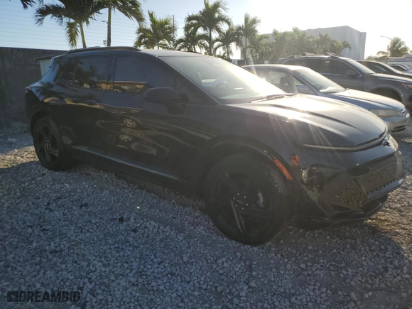 2024 Chevrolet Equinox EV RS with VIN 3GN7DNRP4RS222960, listed as a Copart auction lot 47896605 with 6,511 mi miles and Salvage Title. Bid and sale history available at carsss.com. Image 4.