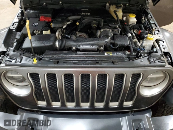 2019 Jeep Wrangler Unlimited Sahara with VIN 1C4HJXEG1KW541377, listed as a Copart auction lot 53295615 with 91,255 mi miles and Clean title. Bid and sale history available at DreamBid. Image 12.